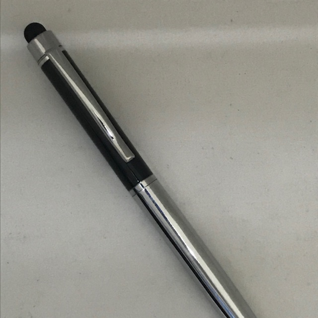 

Pulpen Promosi / Pulpen Esklusif / Pulpen Elegant 108 Stylus Hitam Stainless Chome