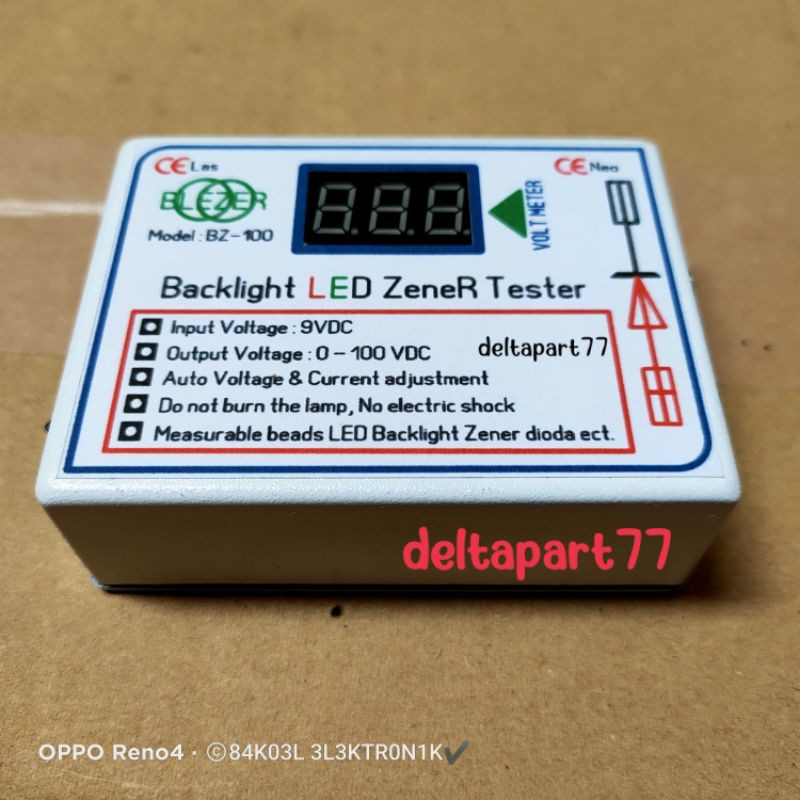 Backlight tv tester / Led backlight tv tester / Zener tester Biru