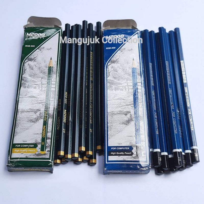 

12pcs Pensil 2B For Computer High Quality M2000