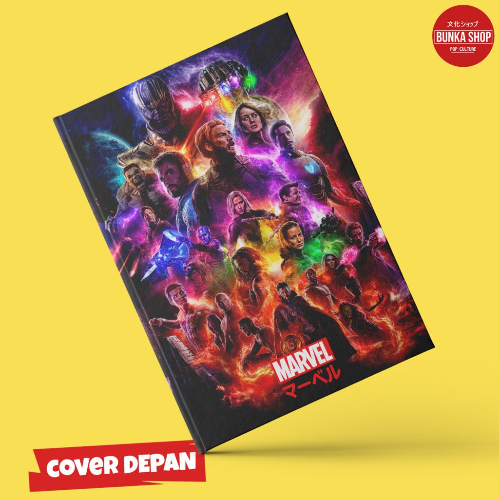 

Note Book Film Marvel Avengers End Game C Hardcover A5 Buku Tulis Catatan Murah Jurnal Agenda Planner