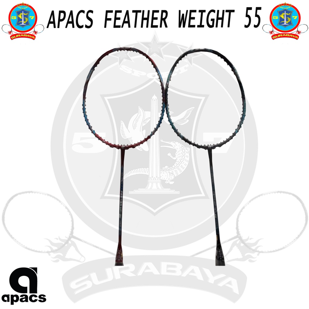 Raket Badminton Apacs Feather Weight 55 Bonus Senar