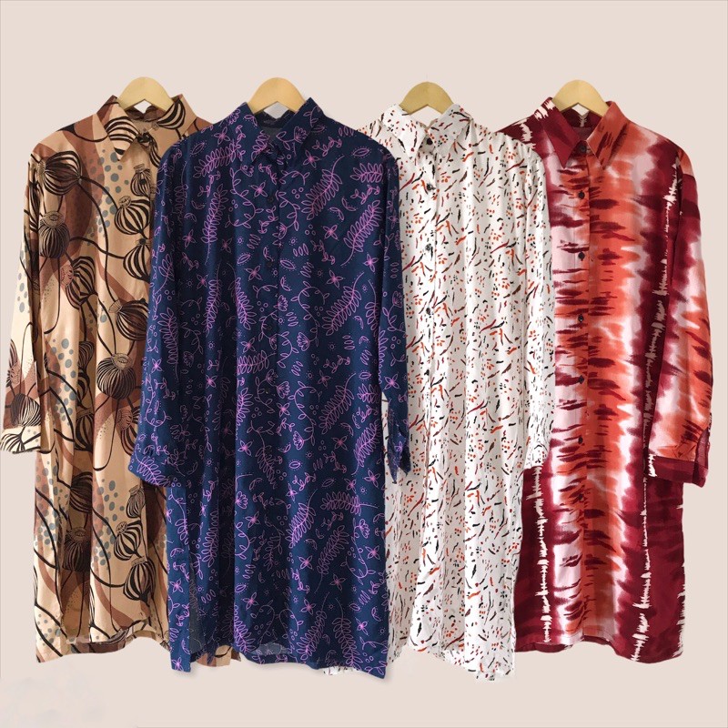 Tunik Rayon Viscose / Tunik Rayon Viscose Motif / Tunik Busui / Belva Tunik