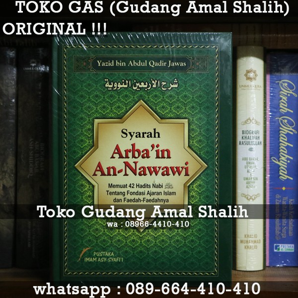 Syarah Arbain An Nawawi Hard Cover Original Pustaka Imam Asy Syafii