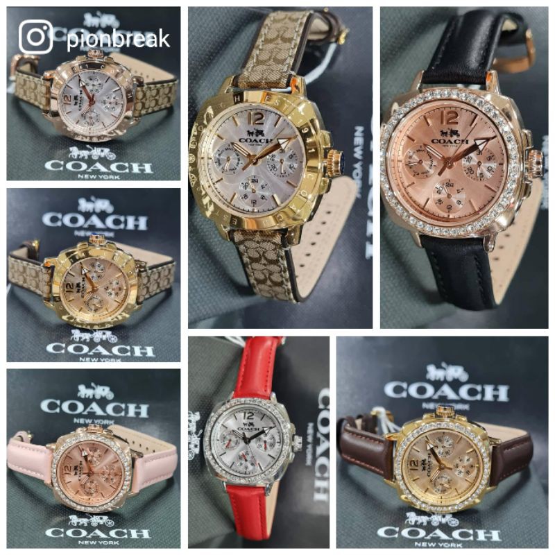Jam Coach Chrono| Coach multifunction watch udah ama box ori dan paperbag