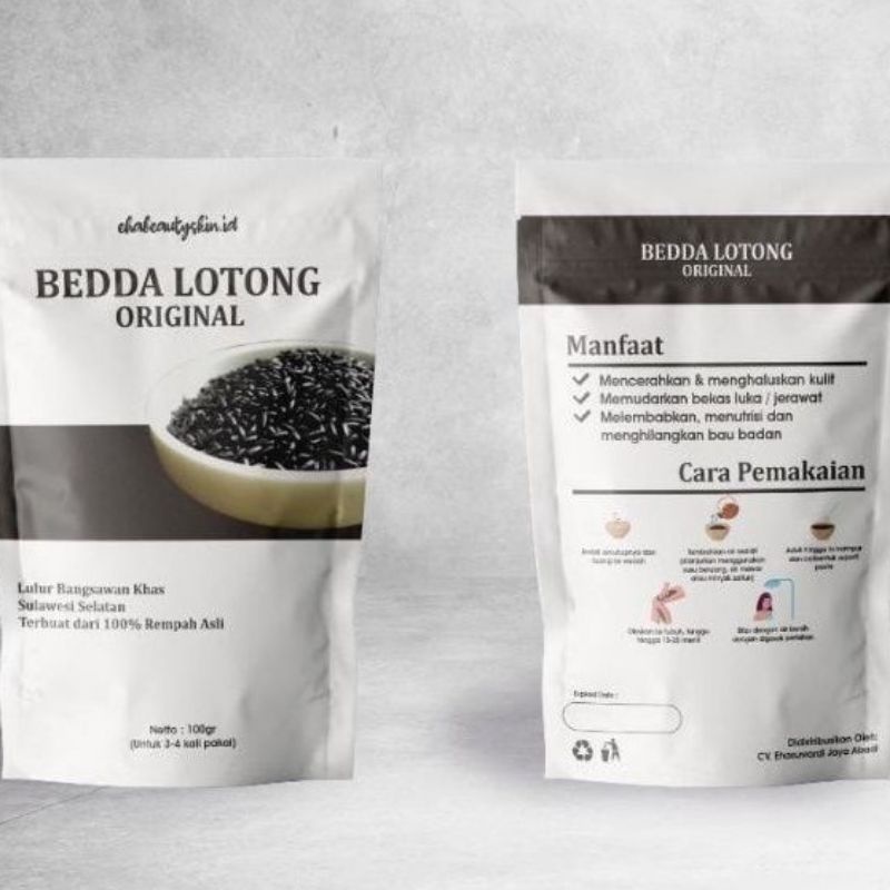 Lulur Bedda Lotong 100gr | Lulur | Lulur Beda  | Bedda Lotong Khas Bugis Original | Lulur Badan Loto