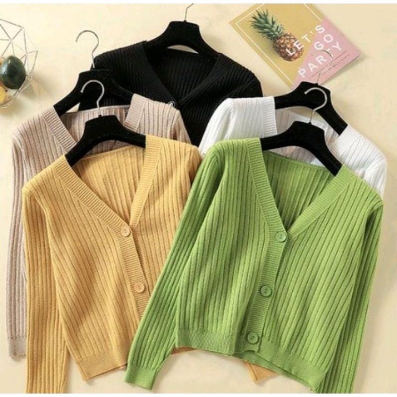 rajut Gink Bahan RIB fit L