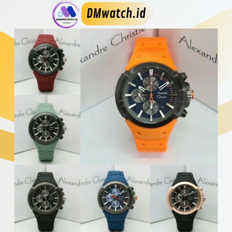 Jam Tangan Original Pria Alexandre Christie AC 6566 Terbaru Murah Ori Garansi Resmi 1 Tahun