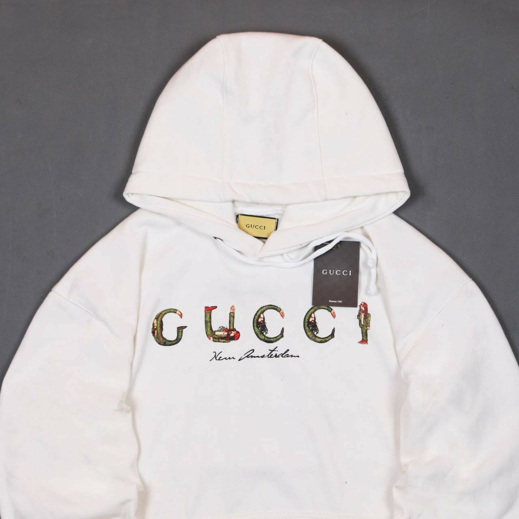 Jaket Hoodie GCC NEW AMSTERDAM – White Edition Trendy Casual Unisex Good Brand Quality Stylish