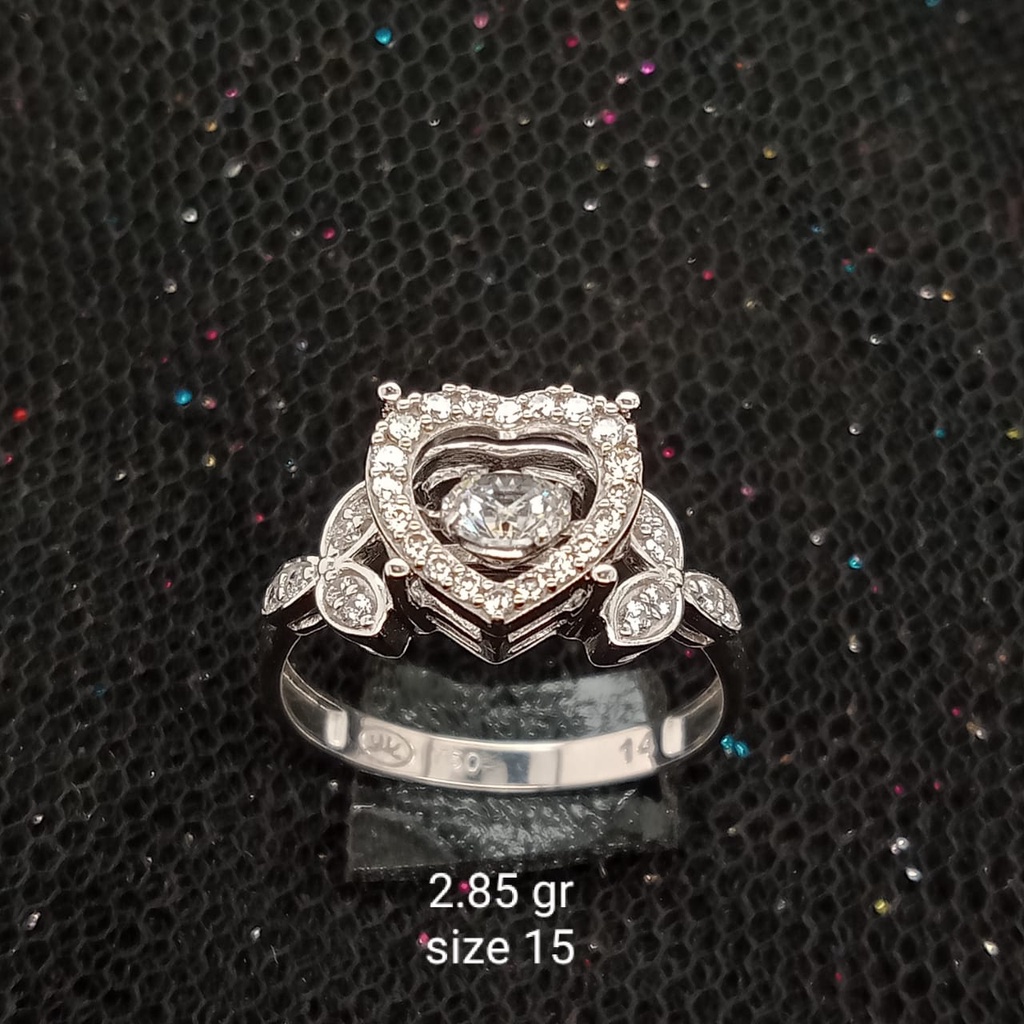 Cincin Emas 17K - 2.85 gr Kadar 750 - 8