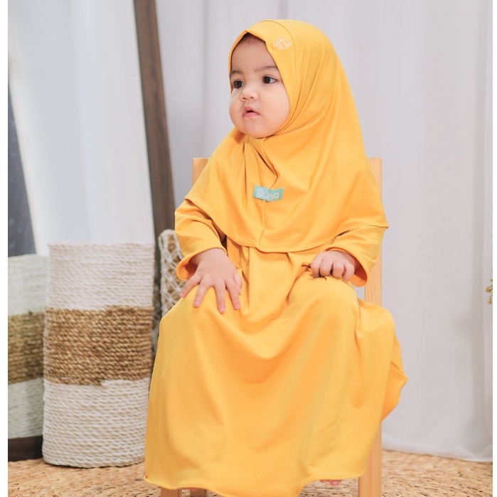 AISKA - gamis bayi / gamis bayi perempuan 6 12 bulan / gamis bayi perempuan daily nuha