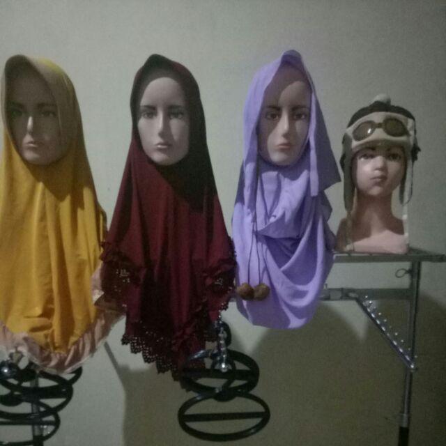 Gawangan Pipa Kotak Lebar 100 Cm, Dengan Rak Dan 6 Pcs Hanger Suling