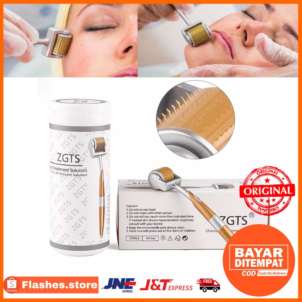 ZGTS DERMA ROLLER TITANIUM GOLD 192 NEEDLE