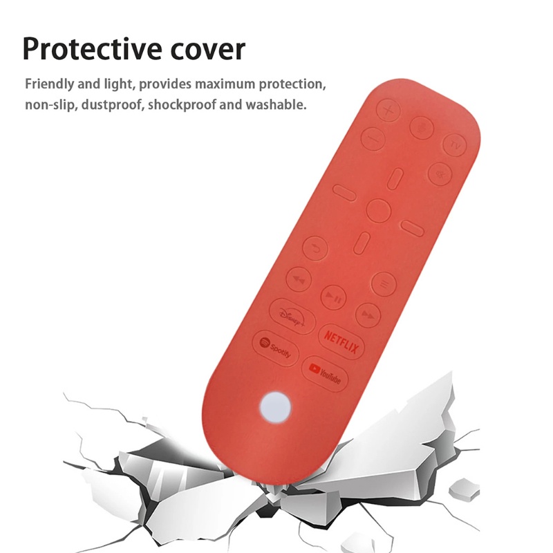 Gro Cover Silikon Pelindung Lengan Shockproof Anti Hilang Lengan Untuk Media Sony Remote Controller Lengan Tahan Debu