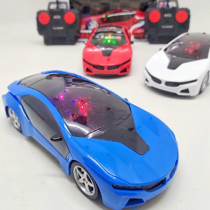 Mobil Remote Control Mobil Remot Lampu 3D Sport Car Mini Famous Car