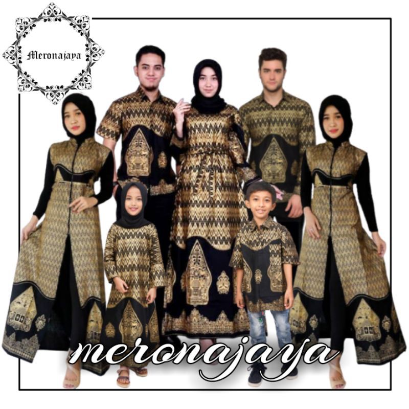 Batik couple keluarga modern terbaru set couple batik keluarga