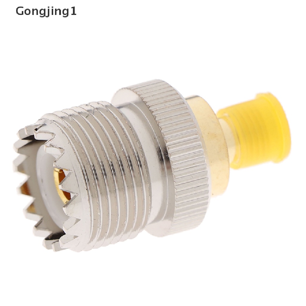 Gongjing1 1Pc Adapter Konektor RF SL16-K / SMA-K Ke SO-239 PL259 Female Tipe M