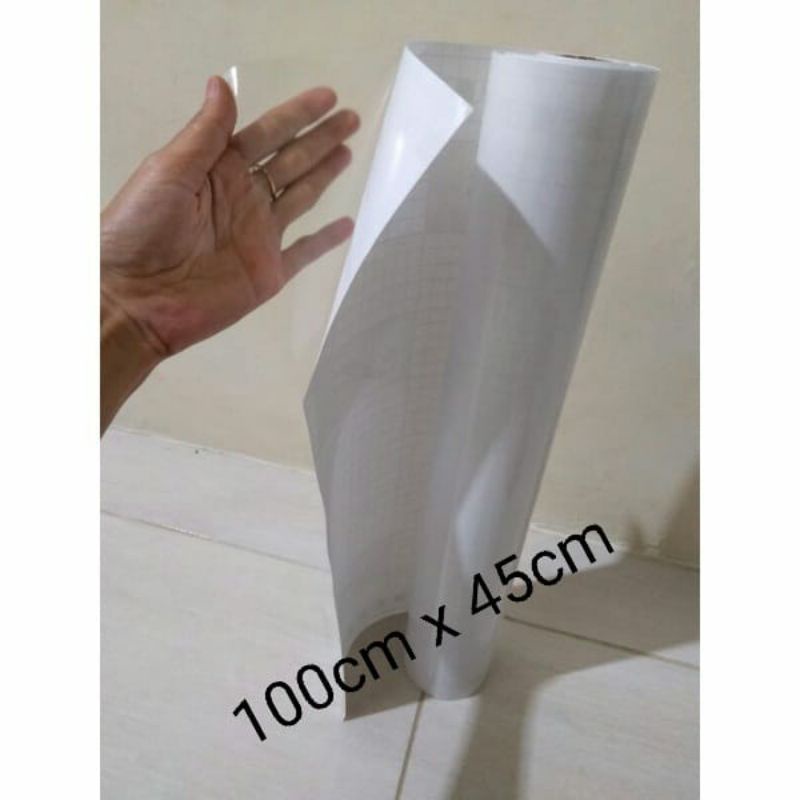 Stiker skotlet motor transparan /bening