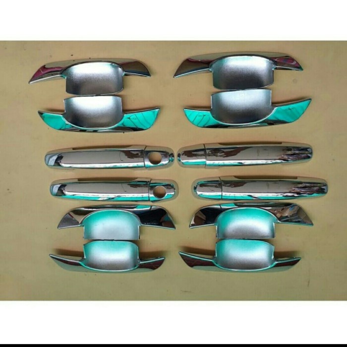 Paket Outer Cover Handle Mobil Toyota Vios 2003-2012 Chrome - KHAIRUN