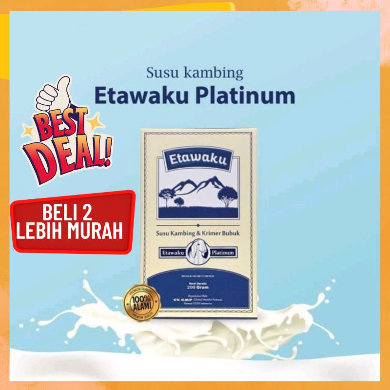 

ETAWAKU PLATINUM - SUSU KAMBING ETAWA BUBUK