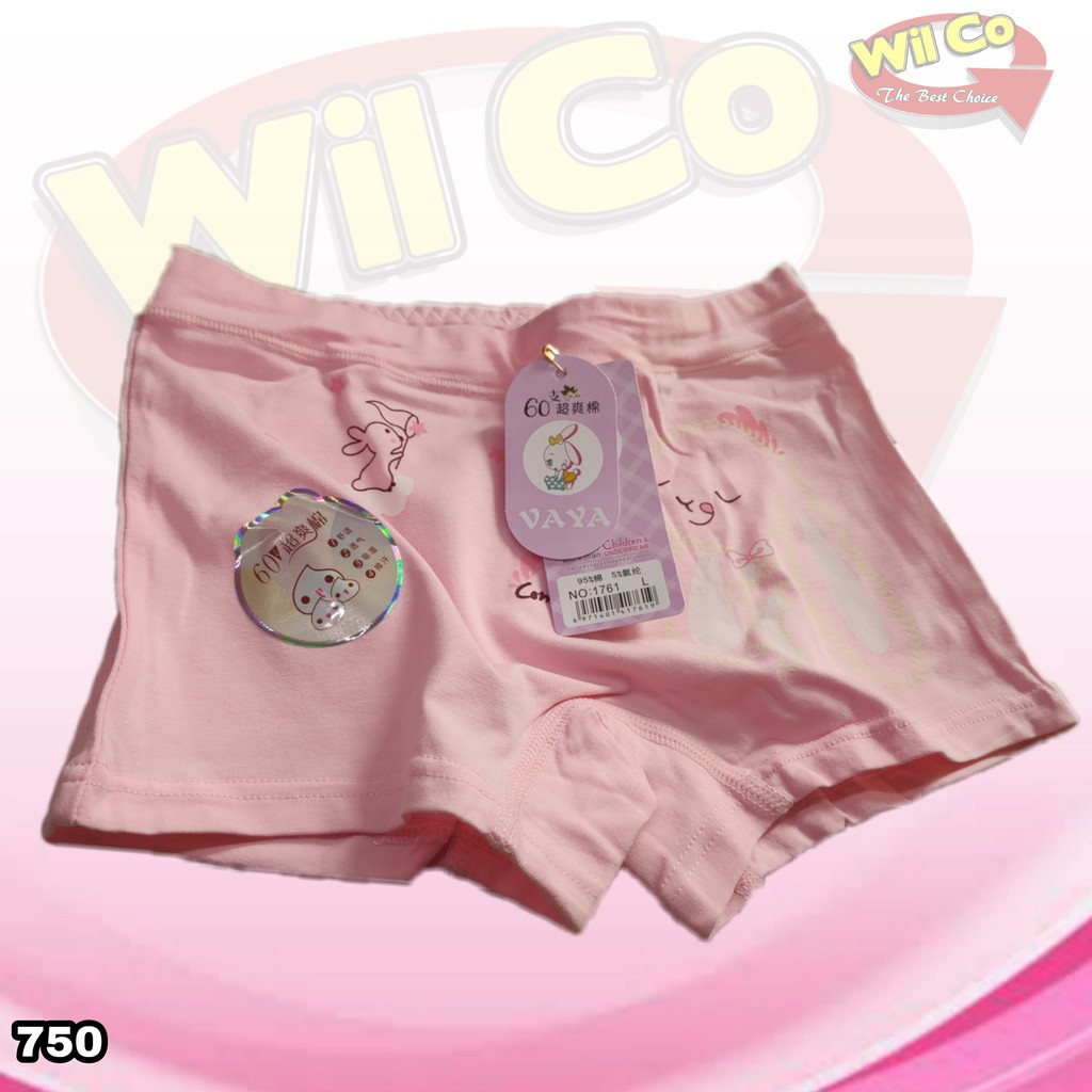 K750 - CELANA DALAM  BOXER ANAK CEWEK VAYA SIZE M - L - XL HARGA PER 1 PCS