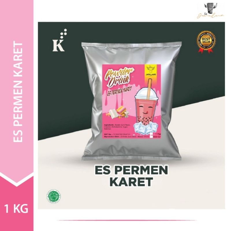 

Es Permen Karet. Powder drink Javaland rasa es permen karet