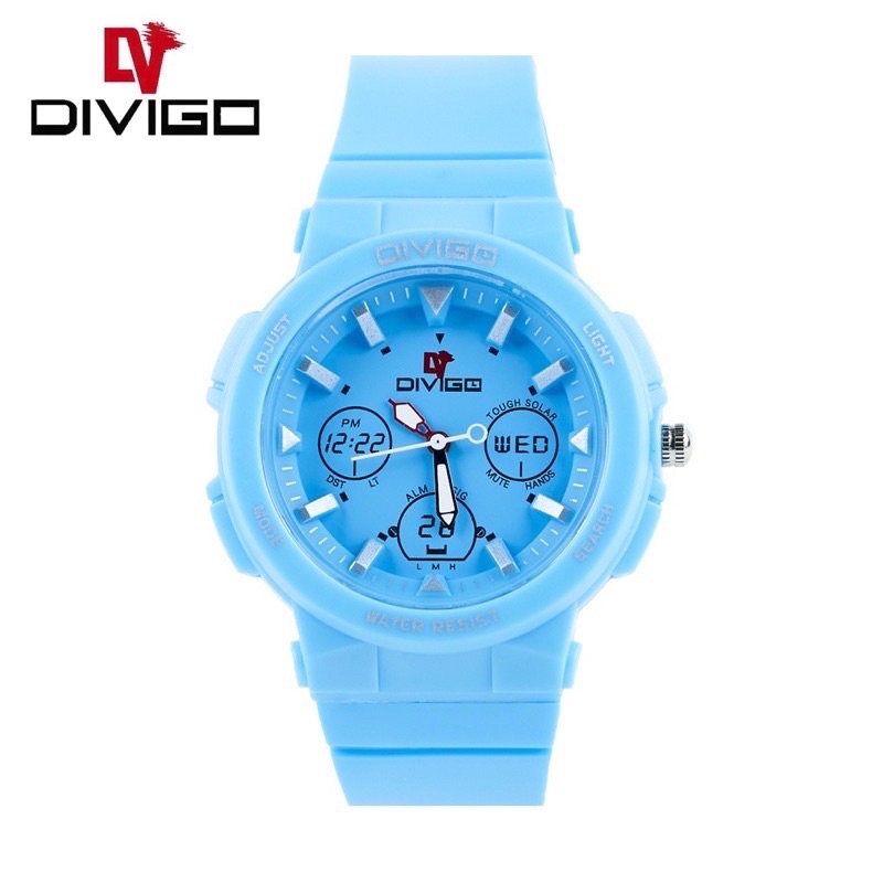 Jam Tangan Fashion Pria/Wanita Anti Air DIVIGO Warna D-12