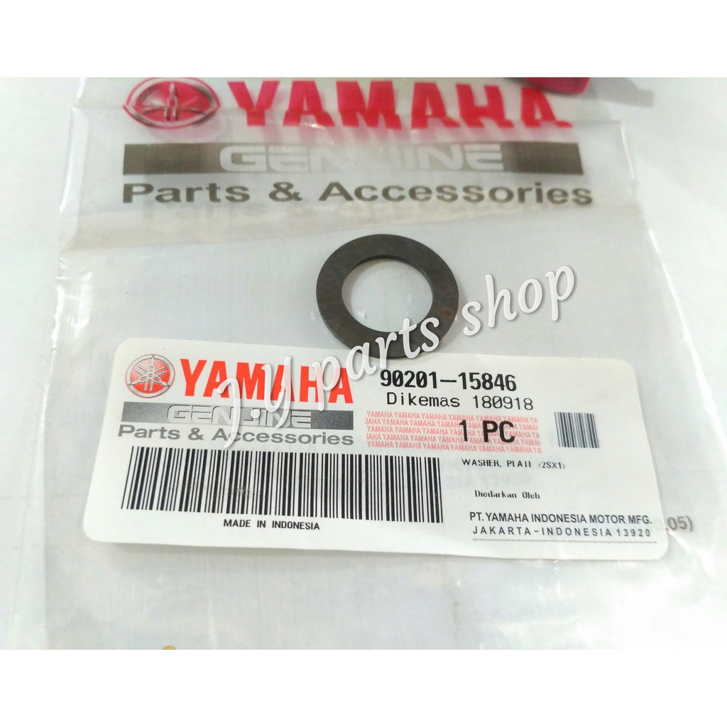 WASHER PLATE RING PULI PULY DEPAN TENGAH RUMAH ROLLER ROLER FREE GO ORIGINAL 90201-15846