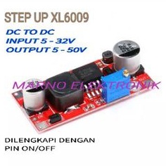 STEP UP MERAH XL6009 OUTPUT SAMPAI 50V STEP UP 50V MERAH