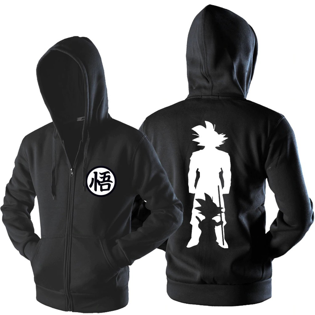 Jaket Goku Silhoutte Dragonball Z Black