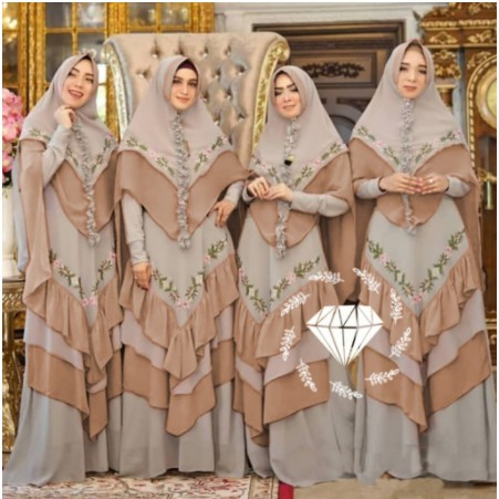 Syari Syakieb Baju Gamis Muslim Terbaru 2020 2021 Model Baju Pesta Wanita kekinian