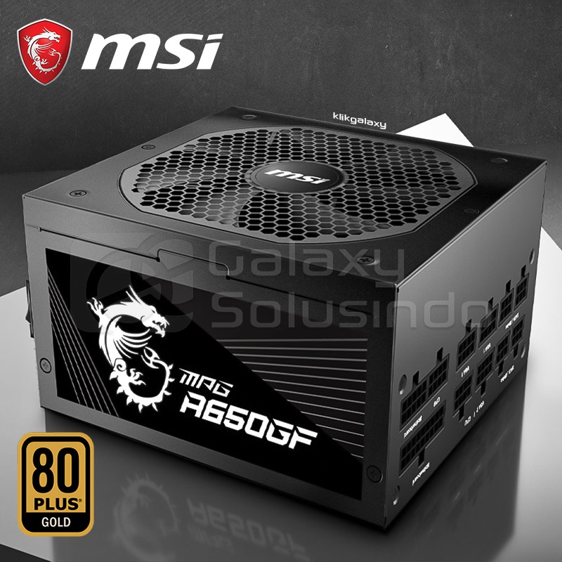 MSI MPG A650GF 650watt 80+ Gold Full Modular [GS]