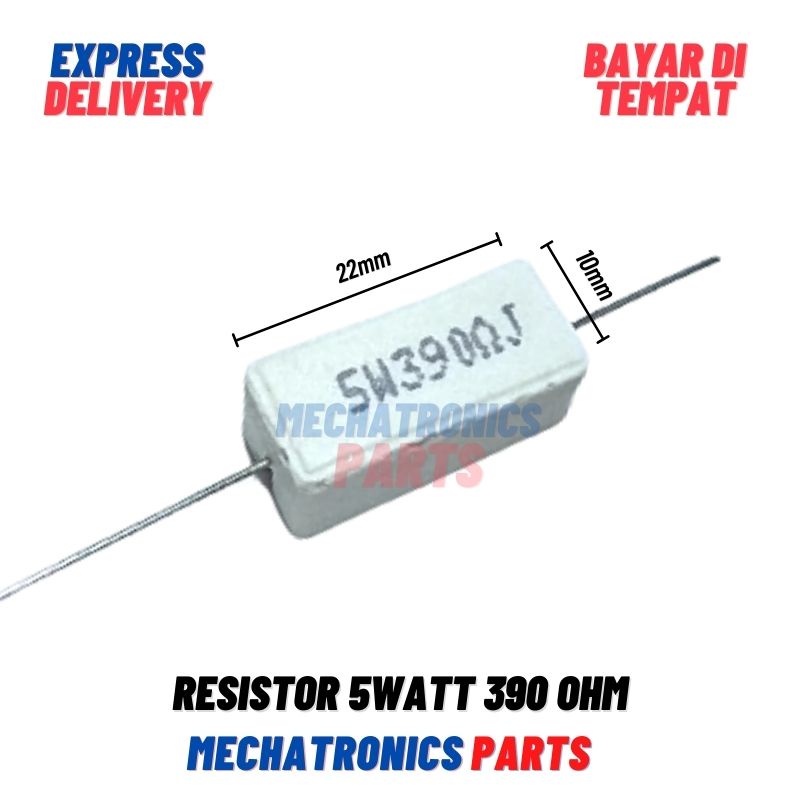 [PAS-9329] RESISTOR 5WATT 390OHM