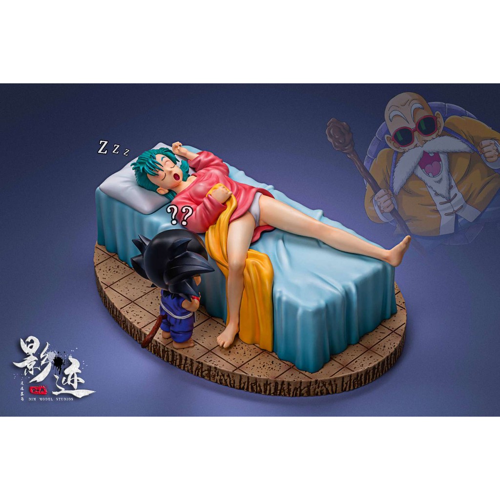 Statue DIM Studio Dragon Ball - Kid Goku &amp; Sleeping Bulma