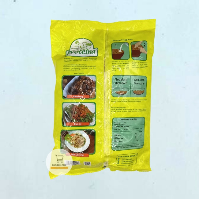 Proteina Campuran Ayam Bakmie Hasil Olahan Kedelai Vegetarian 250gram