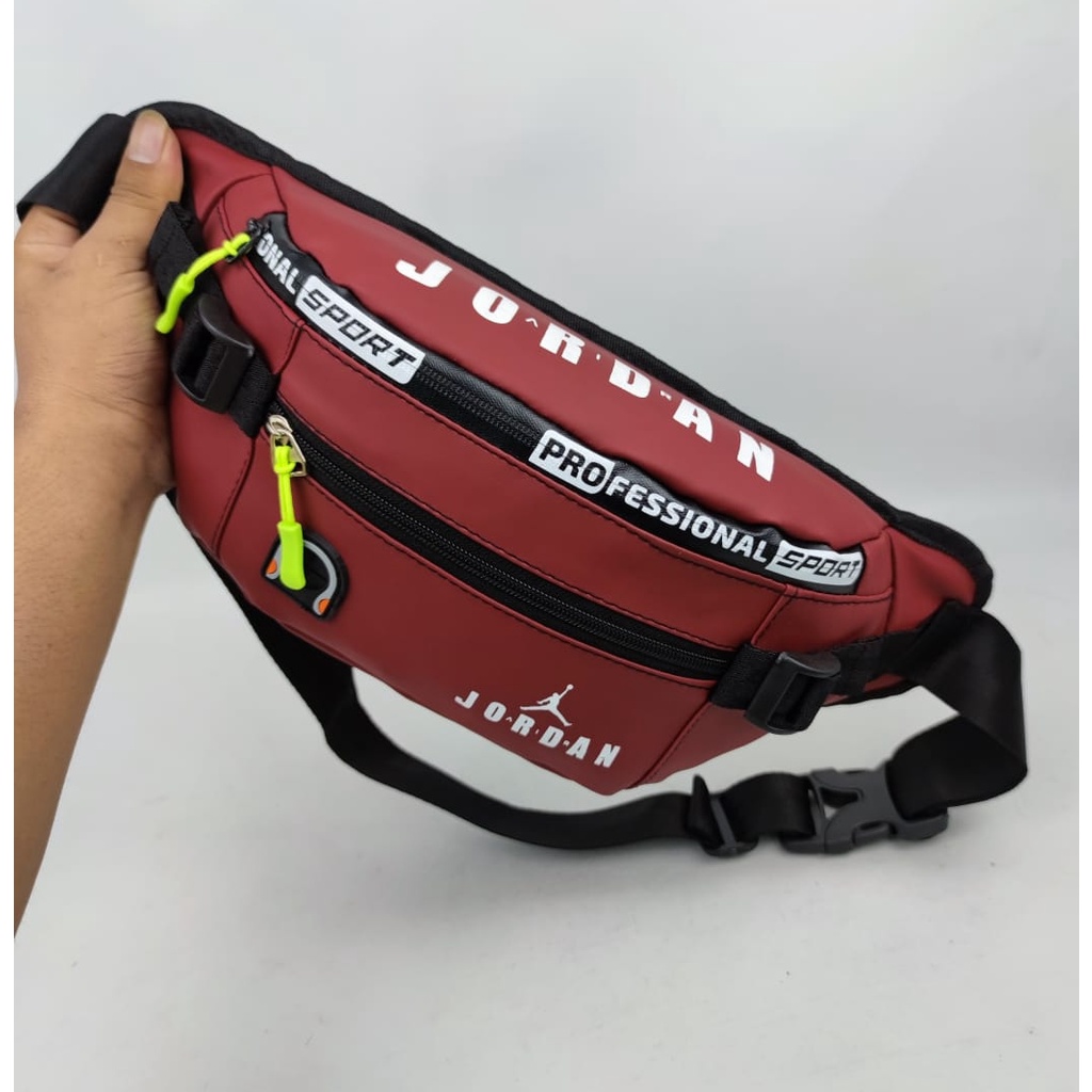 TAS SALEMPANG WATERFROOF ANTI AIR PRIA WANITA SPORTY OUTDOOR WAIST BAG