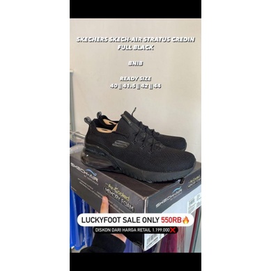 Skechers SkechAir Stratus Credin Fullblack