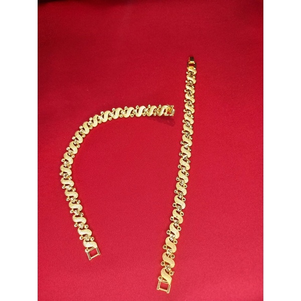 gelang hongkong tipe s mas 375 muda asli