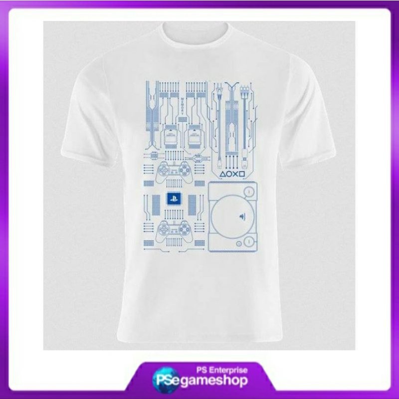 Sony Consoles T-shirt PlayStation 1 Motherboard