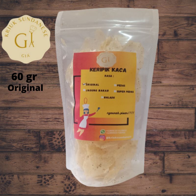 

Keripik kaca original 60gr