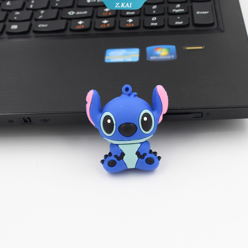 Flash Disk Usb Bentuk Kartun Stitch Kapasitas 4 8 16 32 64G 128GB