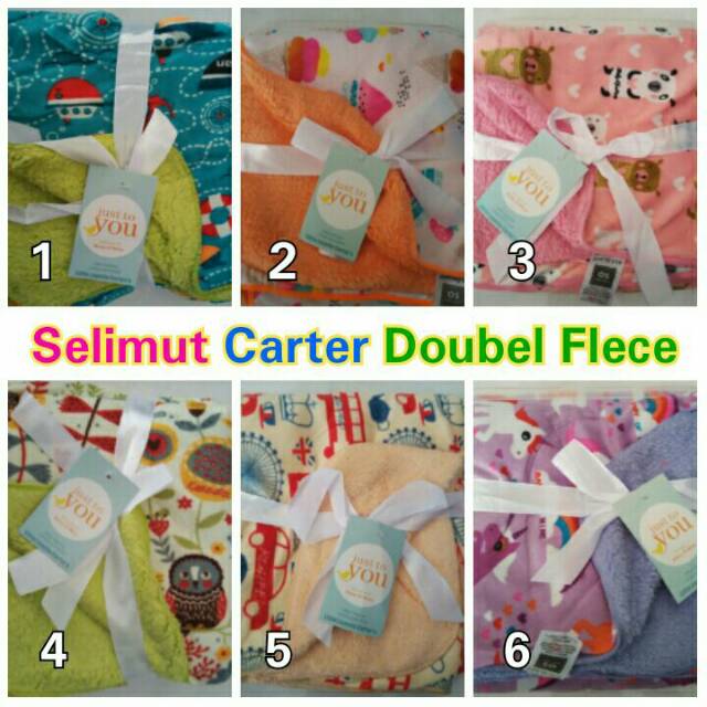 Selimut Bayi Carter Double Fleece Ukuran 76 x 102 cm