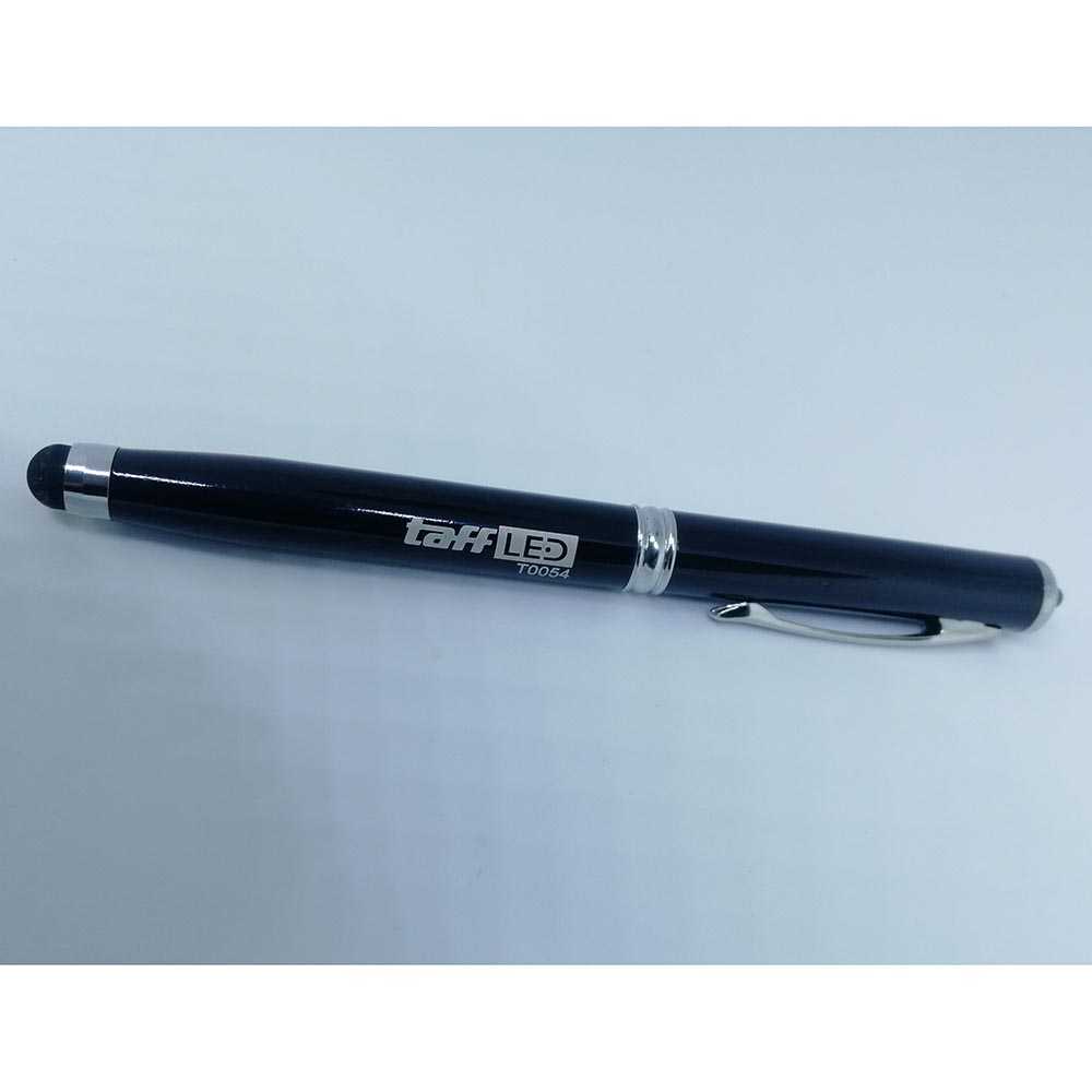 4 in 1 Stylus Pen + Ballpoint + Laser Pointer + Senter Universal
