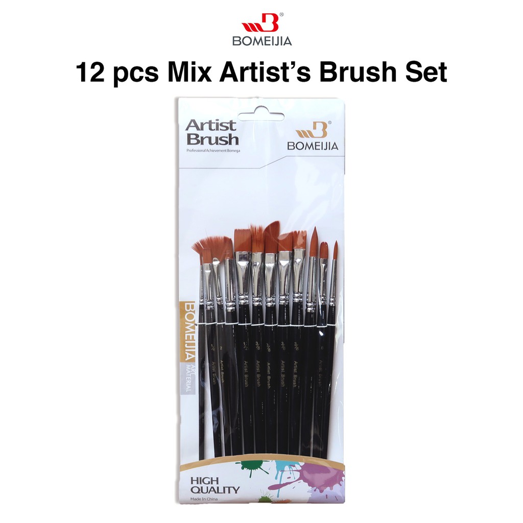 

BOMEIJIA Artist 12 pcs Mix Artist's Brush Set
