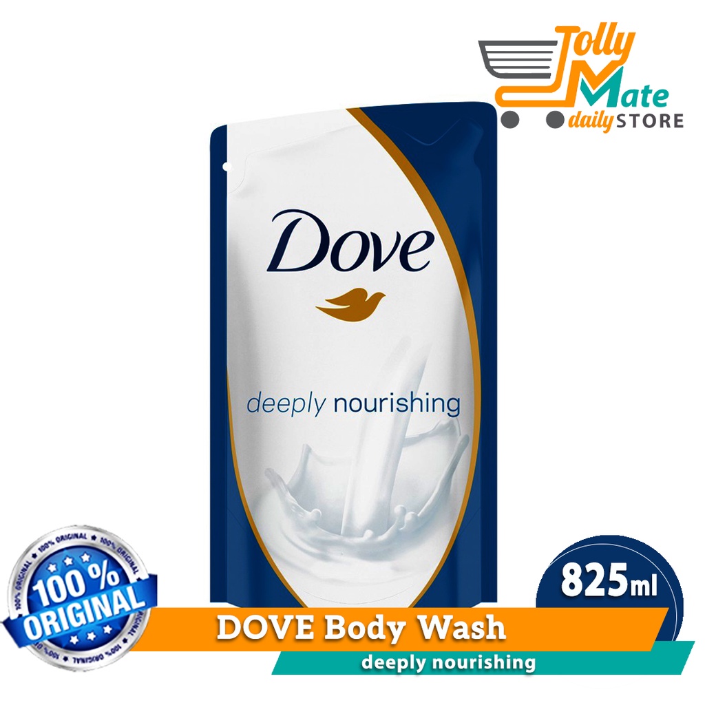 Jual Dove Body Wash Deeply Nourishing Refill 825 Ml Shopee Indonesia