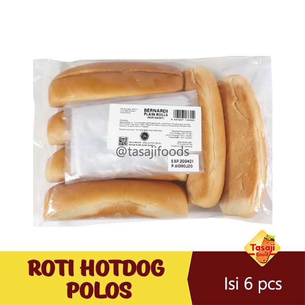 Roti Hotdog Polos / Plain Rolls