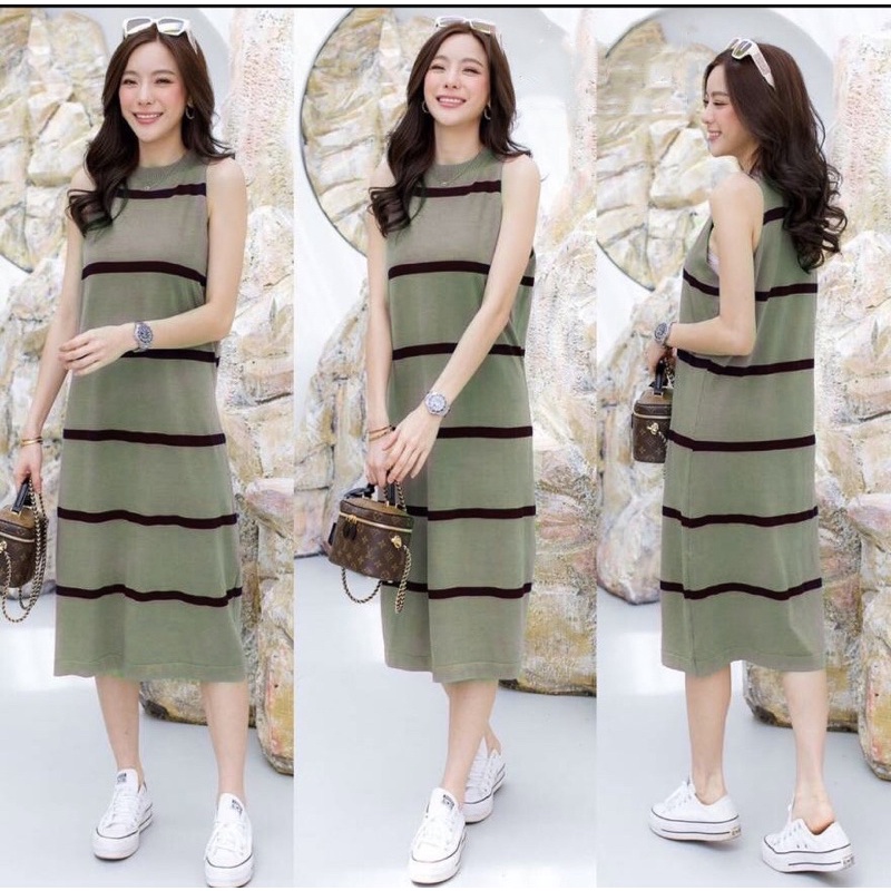Dress maxi rajut