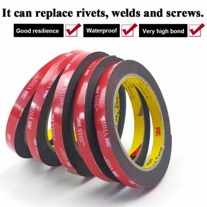 

Jual Double Tape 3M Perekat Emblem Otomotif Outdoor Vhb Tape 12Mm X 4,5M Trendi