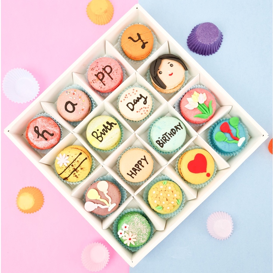 PAKET REGULAR MACARON 16PCS