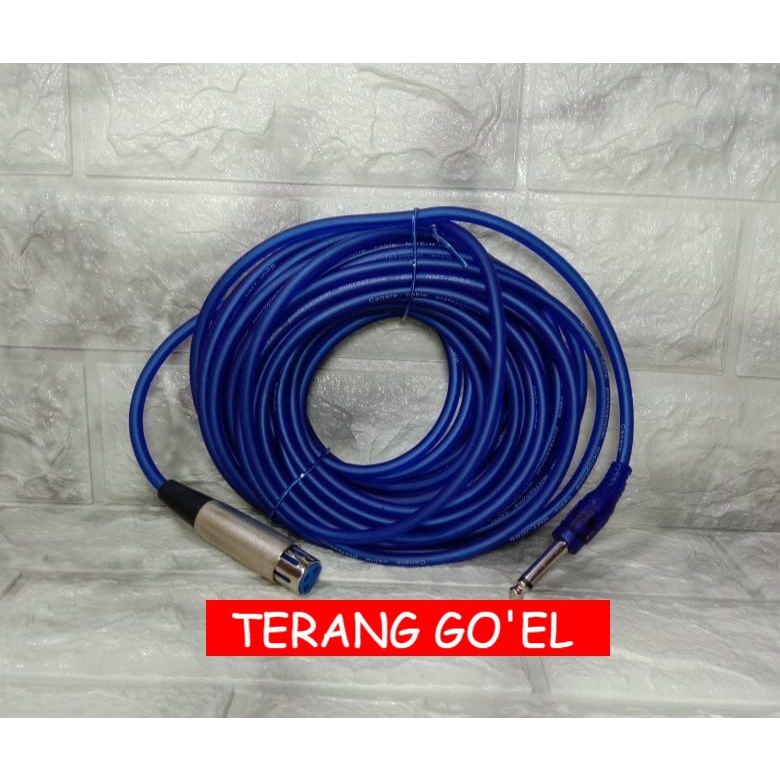 Canare Cable Mic  3 Pin Konektor  5, 10 dan 15 Meter / KABEL MIC CANARE 5,10 dan 15  METER 3 PIN