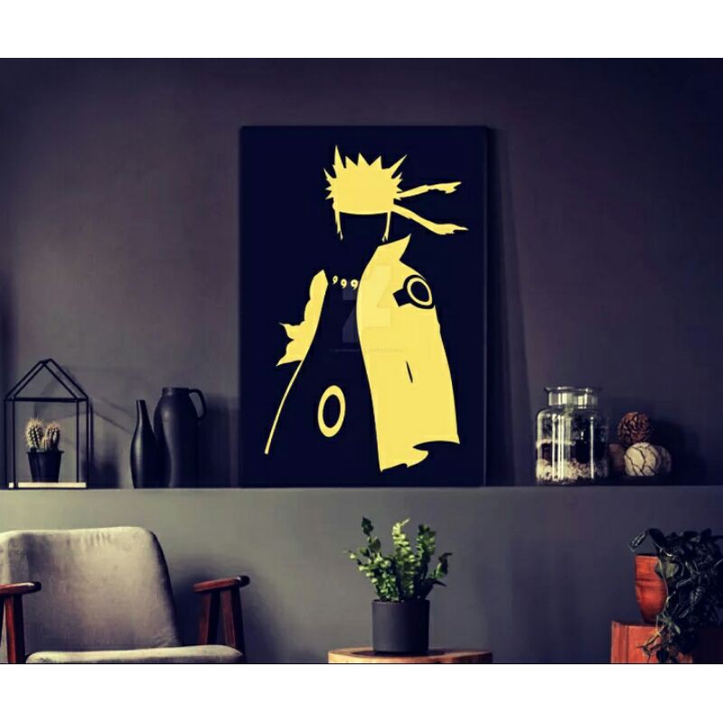 Hiasan Dinding Kamar Naruto Anime/ Wall Decor 9 mm
